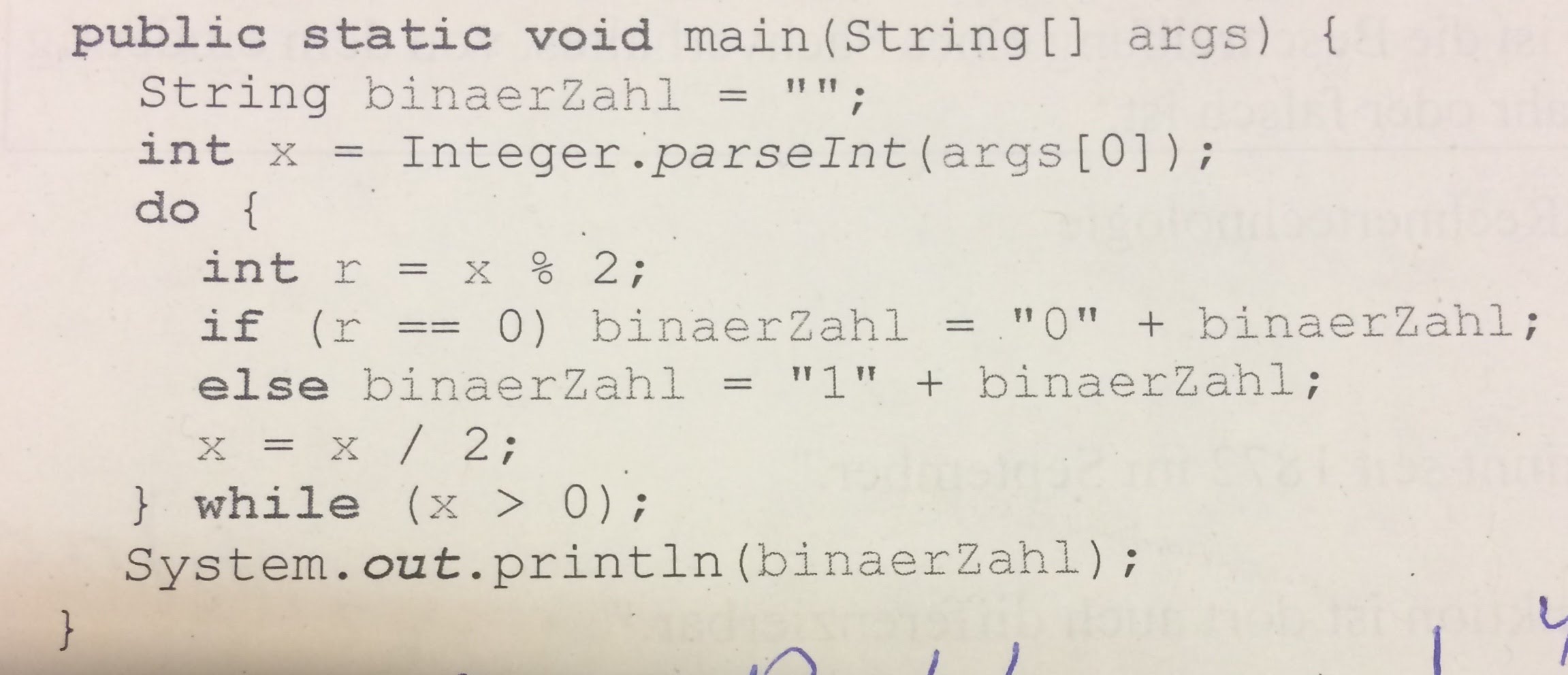 Java - wozu " integer.parseint(args 0 ) "? (Programm, Programmieren)