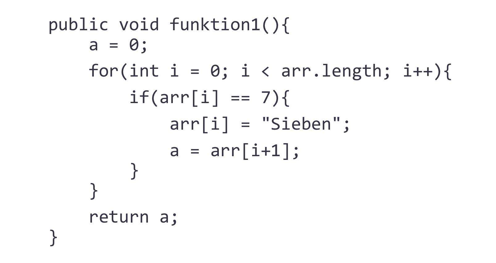 Java Arrays - Methode Funktion erklären? (Informatik ...