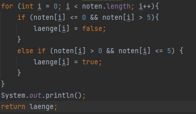Java: Boolean richtig ausgeben? (programmieren)