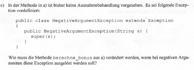 Java Exception Handling - Übungsbeispiel? (programmieren)