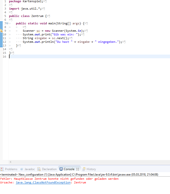 Java Hauptklasse Konnte Nicht Gefunden Werden Java Hauptklasse konnte nicht gefunden werden? (Computer, Technik