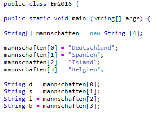 Java zufällige Position im Array ausgeben? (Computer, Programmierung ...
