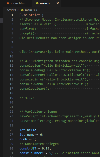 JavaScript 'use strict'? (Technik, Webseite, IT)