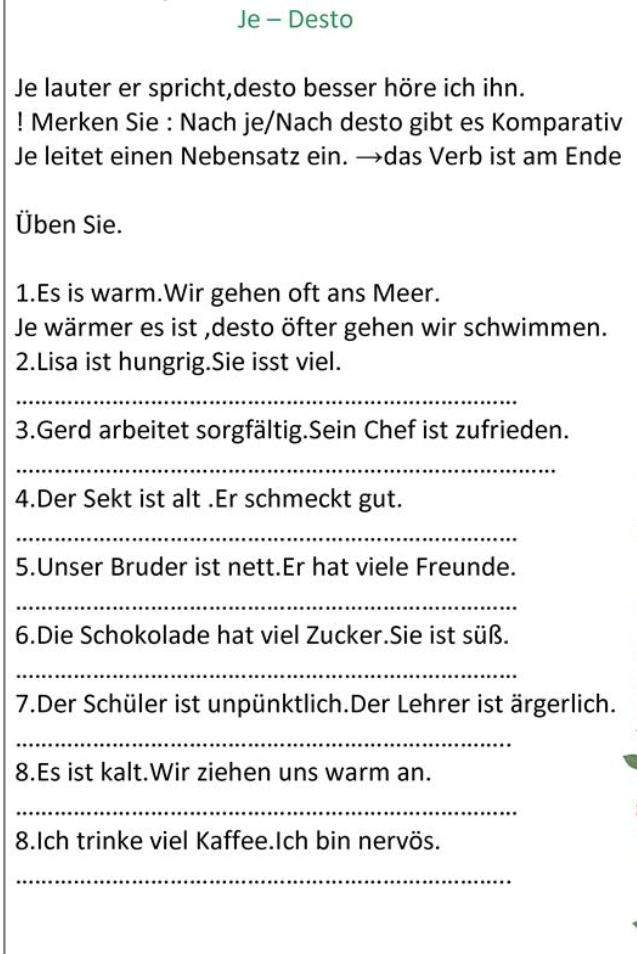 Je Desto Übungen Online | Aufgabenfuchs: Proportionale Zuordnung – GQNFRO