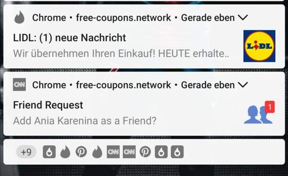 jede 10min mit nachrichten von google