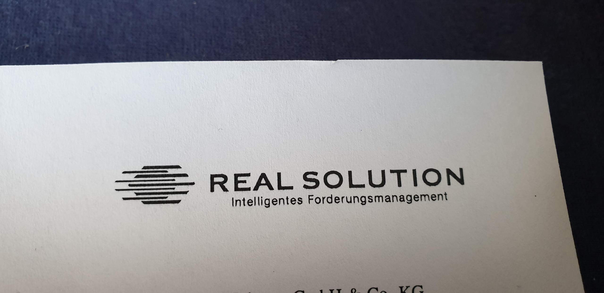 Jemand erfahrung mit Real Solution (Inkasso)? (Vodafone, Kabel Deutschland, Amtsgericht)