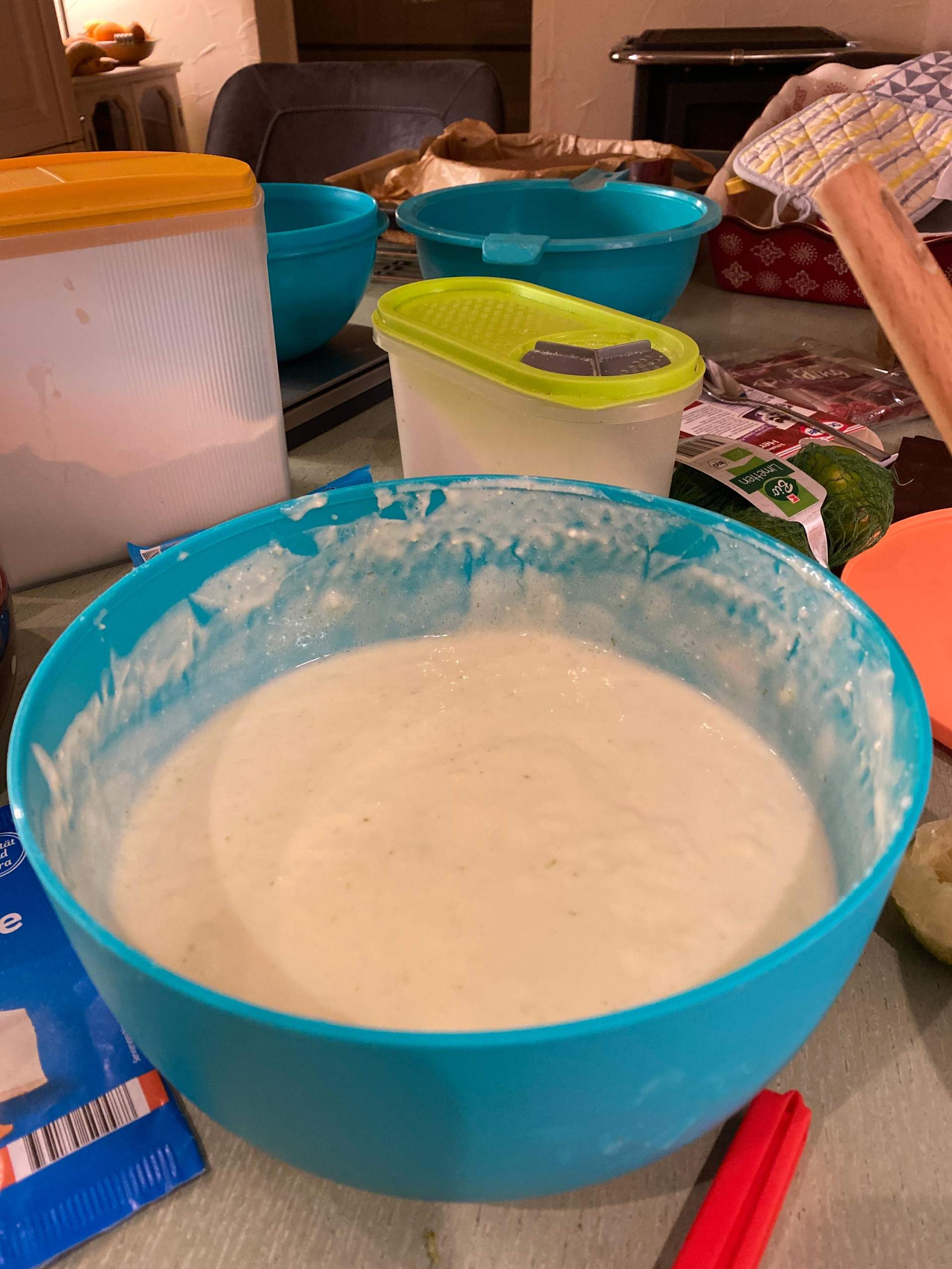 JoghurtMascarpone wird nicht cremig trotz Gelatine? (Ernährung, Essen, kochen)