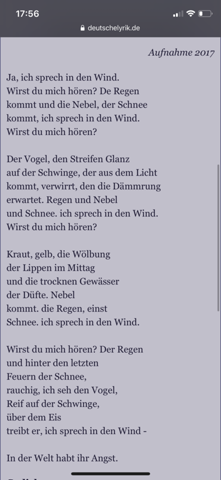 Johannes Bobrowski Gedicht Schule Deutsch Interpretation