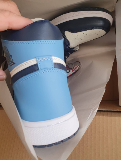 air jordan 1 obsidian fake