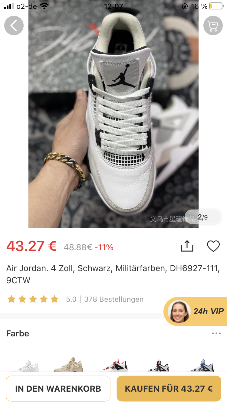 Jordan 4 fake? (Sneaker, Fälschung,