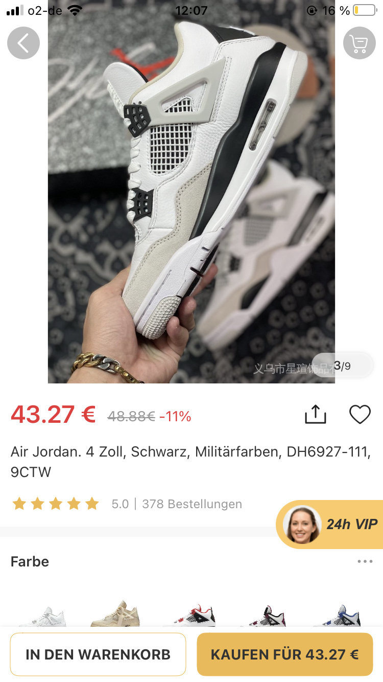 Jordan 4 fake? (Sneaker, Fälschung,