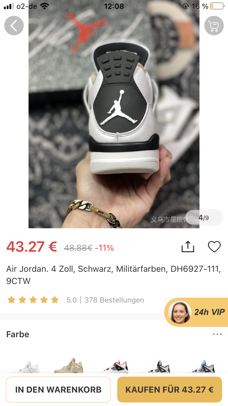 Jordan 4 fake? (Sneaker, Fälschung,