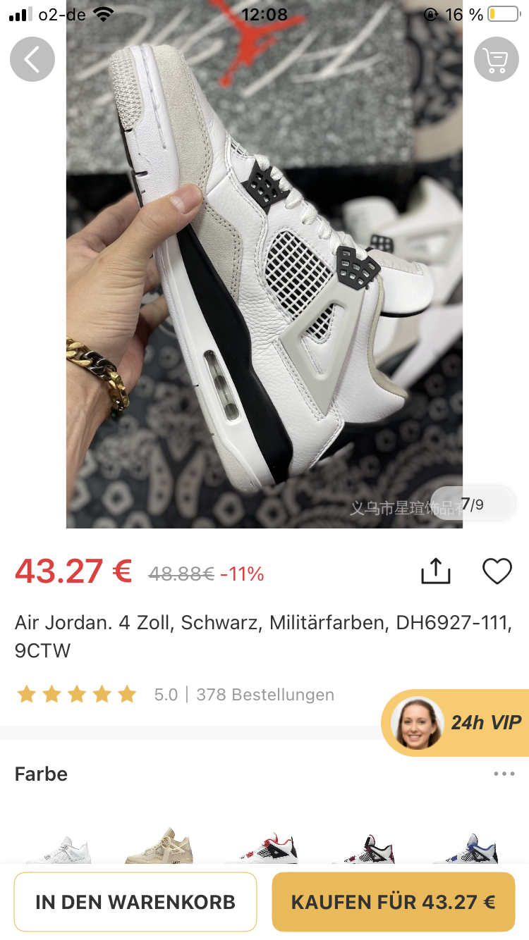 Jordan 4 fake? (Sneaker, Fälschung,