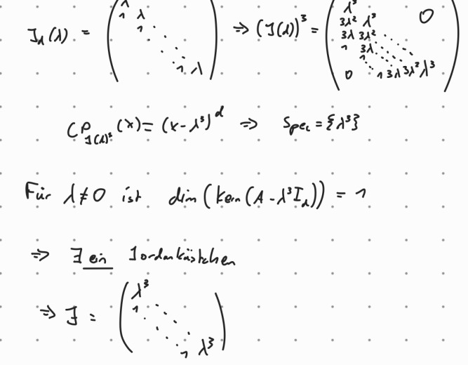 Jordan-Normalform und Jordankästchen? (Mathematik, Mathematiker ...