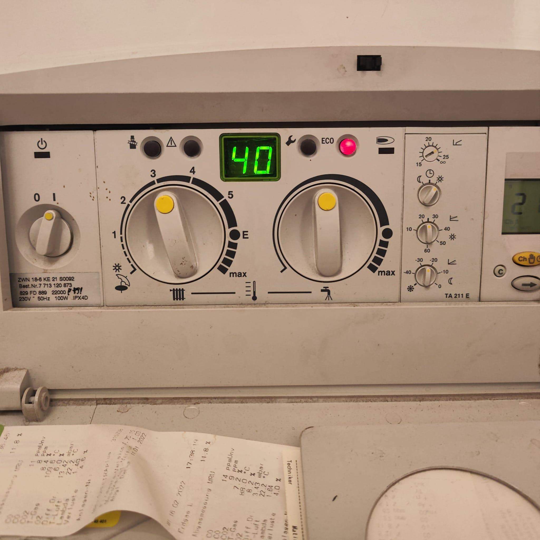 Junkers Gastherme richtig Einstellen? (Heizung)