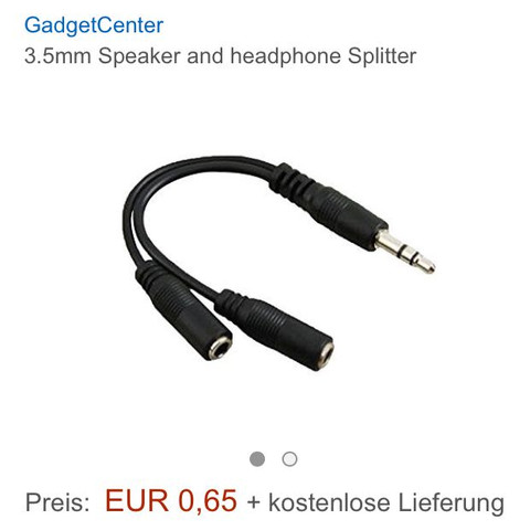 Kanel splitter - (PS4, Headset, Kabel)
