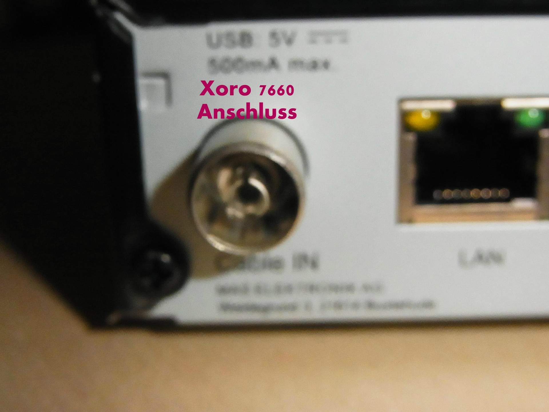 Kabel von der SatSchüssel passt nicht in neuen Receiver hat jemand