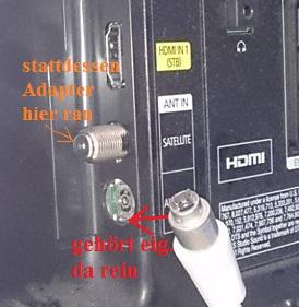 Anschliessen der set-top box | Samsung DSB-B150F User Manual | Page 6 / 110 | Original mode