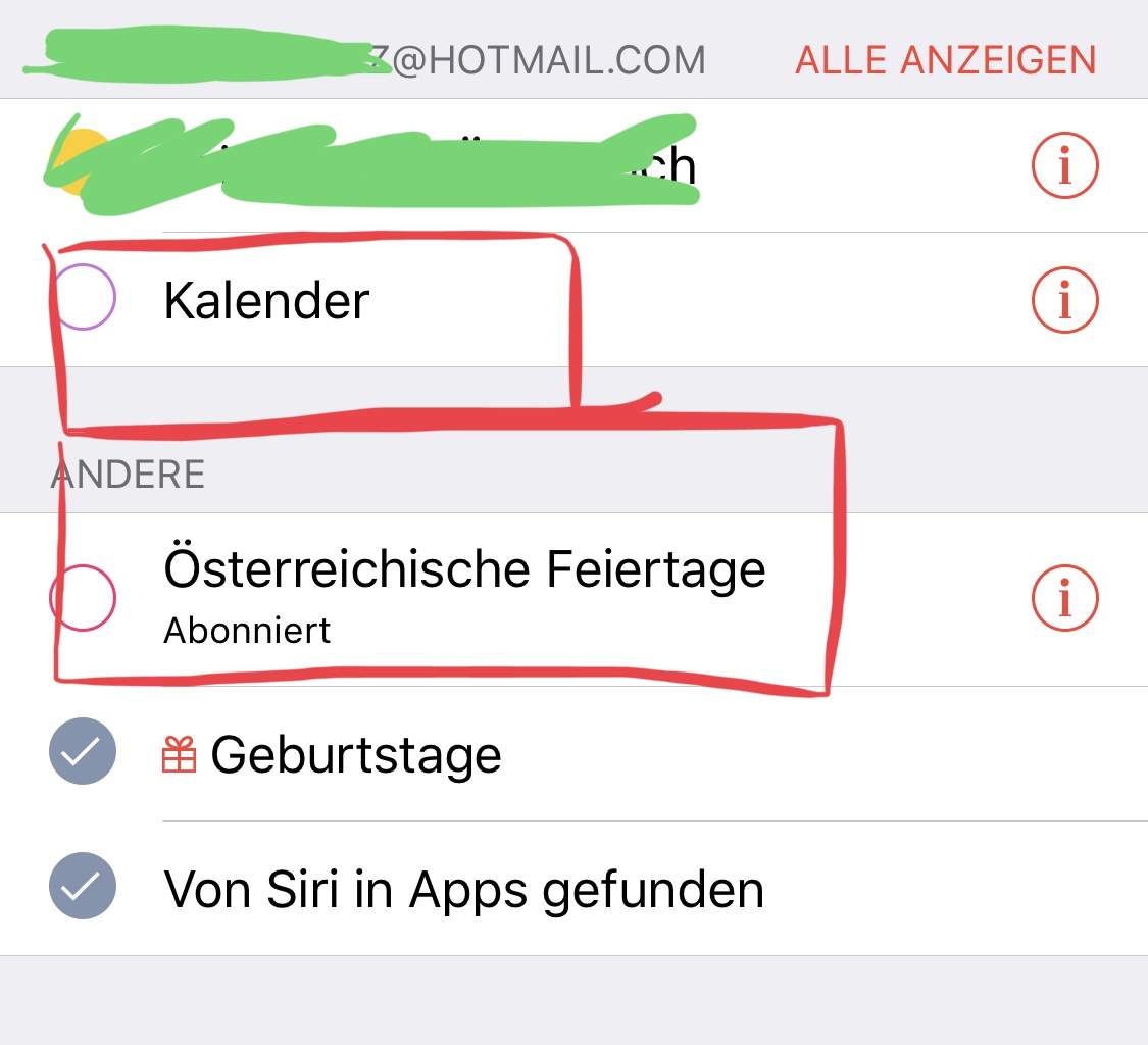 Kalender Abonnement auf iPhone löschen? (Apple, Einstellungen, Microsoft Outlook)