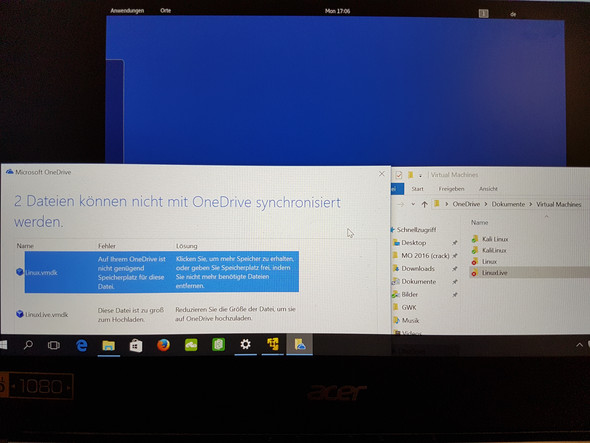 - (Linux, kali linux, one drive)