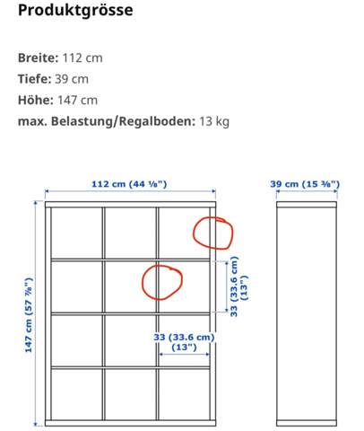 Kallax Richtige Massen Ikea Masse Regal