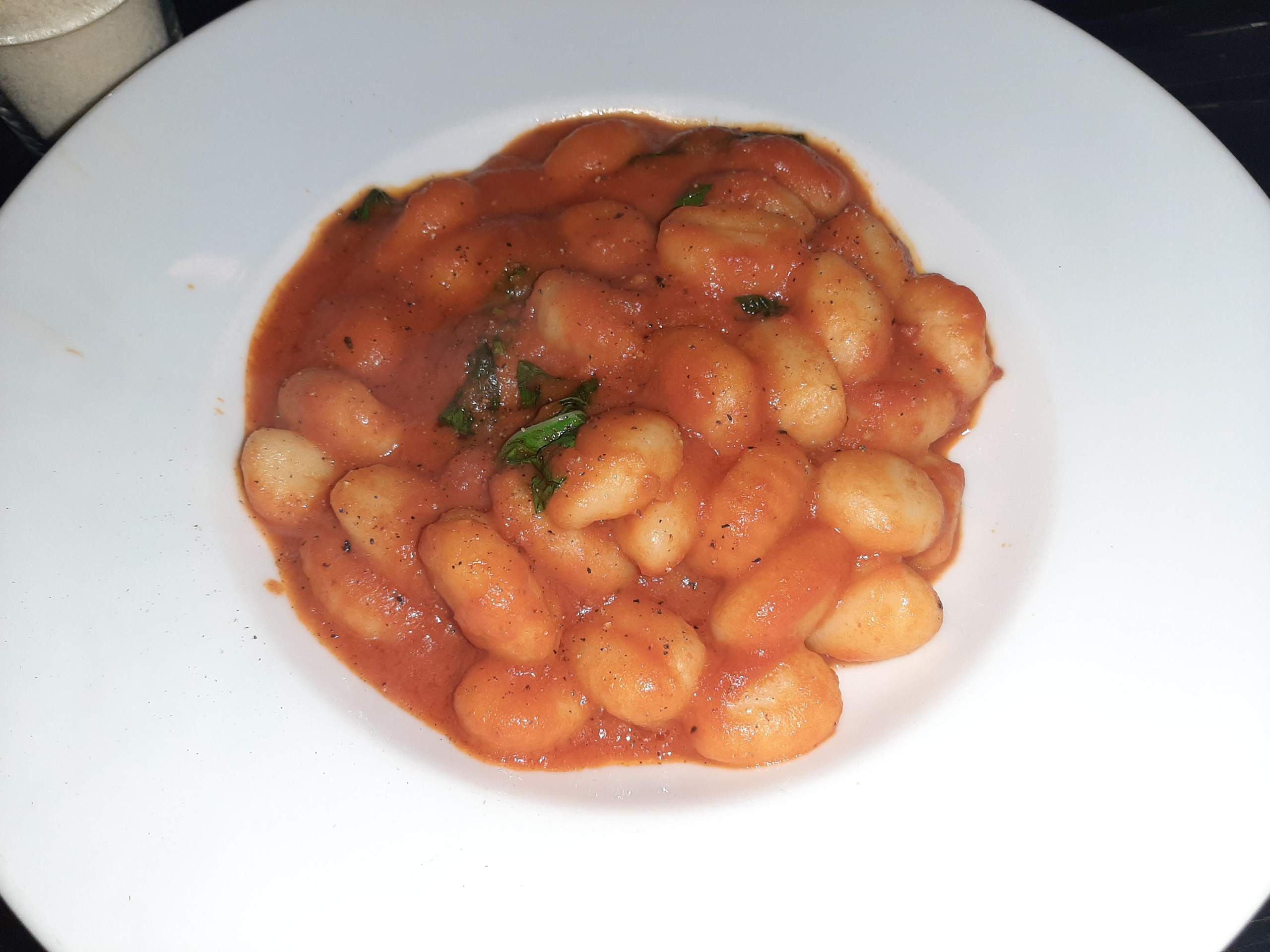 Kalorien für diese Portion Gnocchis? (Ernährung, Essen, Restaurant)
