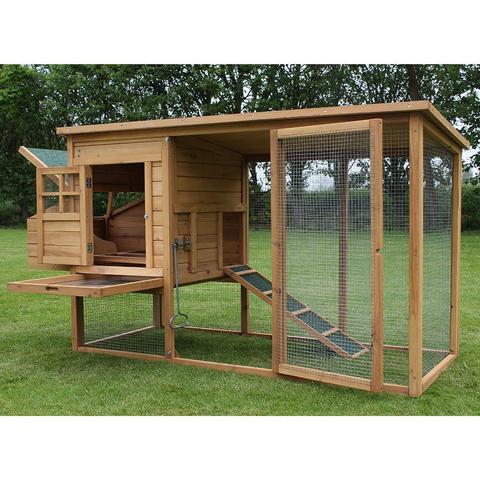 das ist der Stall den ich bestellt habe Maße: 203 cm x 75 cm x 103 cm - (Tiere, Haustiere, Kaninchen)