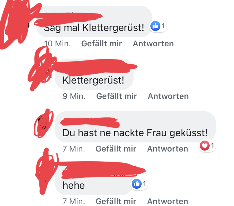 Kann Das Einer Mal Erklaren Was Gekusst Klette Spruche Witze Sag Mal Klettergerüst Sprüche