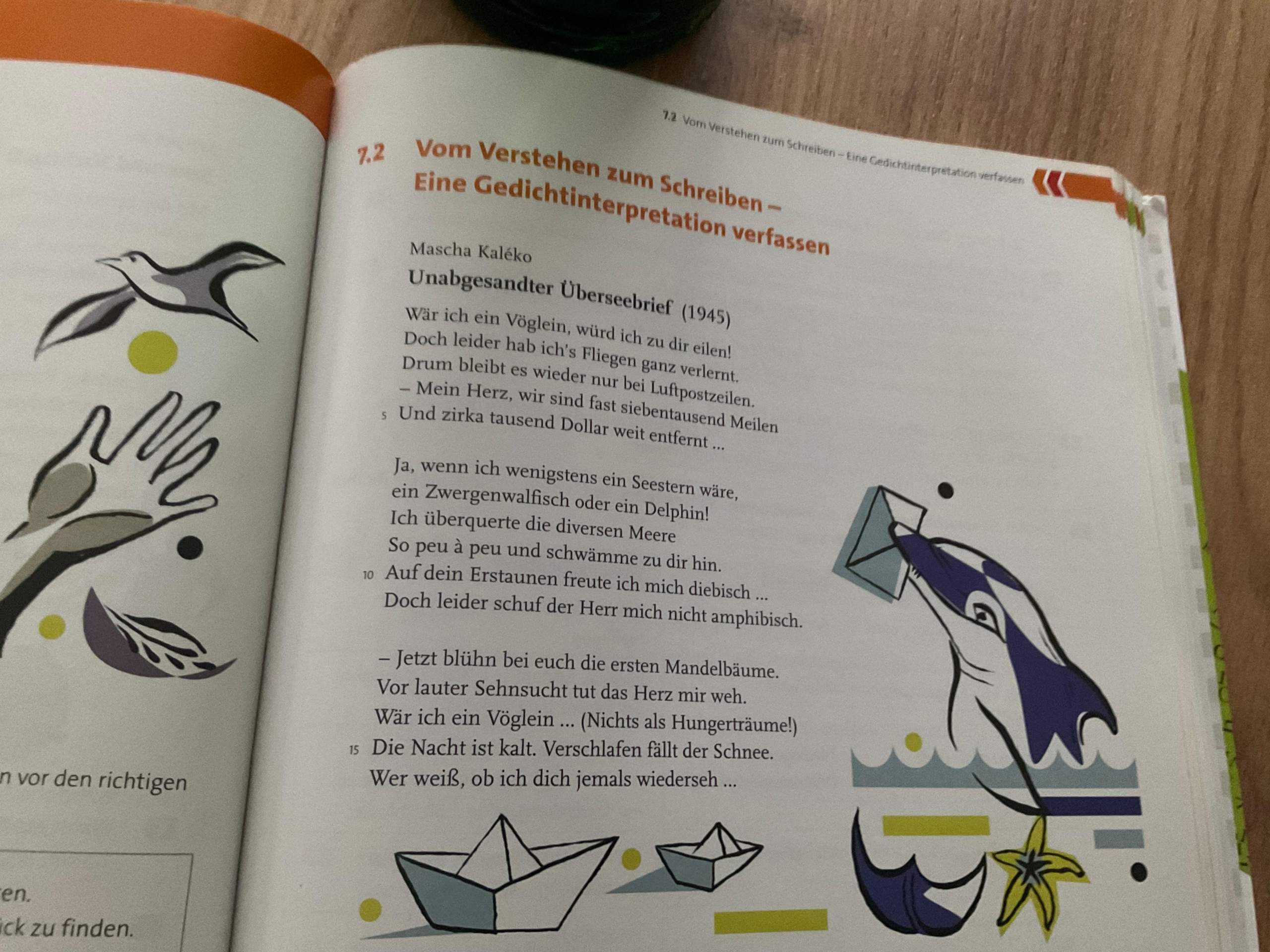 Kann das jemand machen? (Deutsch, Hausaufgaben, Literatur)