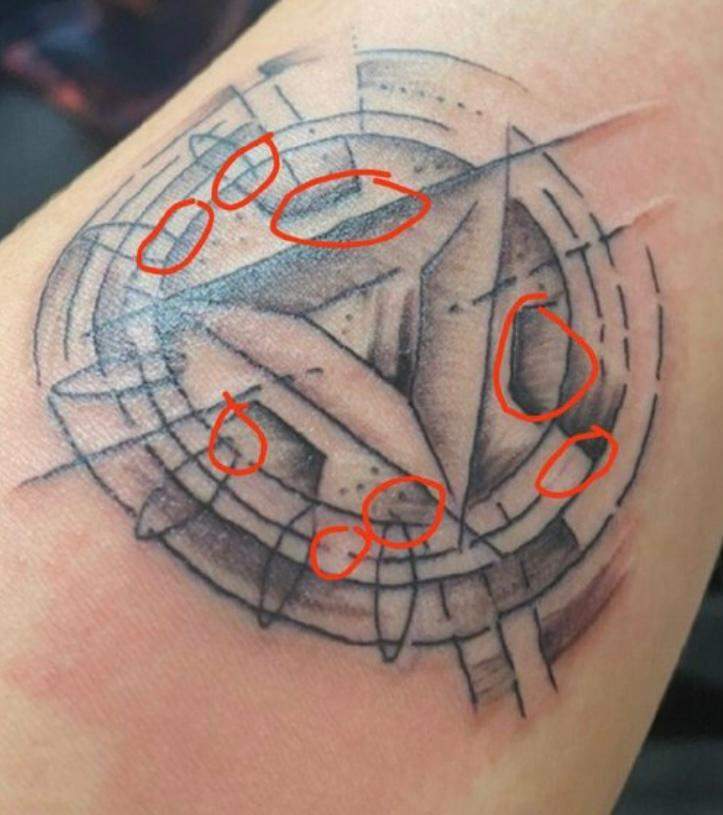 Kann der Künstler das Tattoo durch Nachstechen retten? (Gesundheit und Medizin)