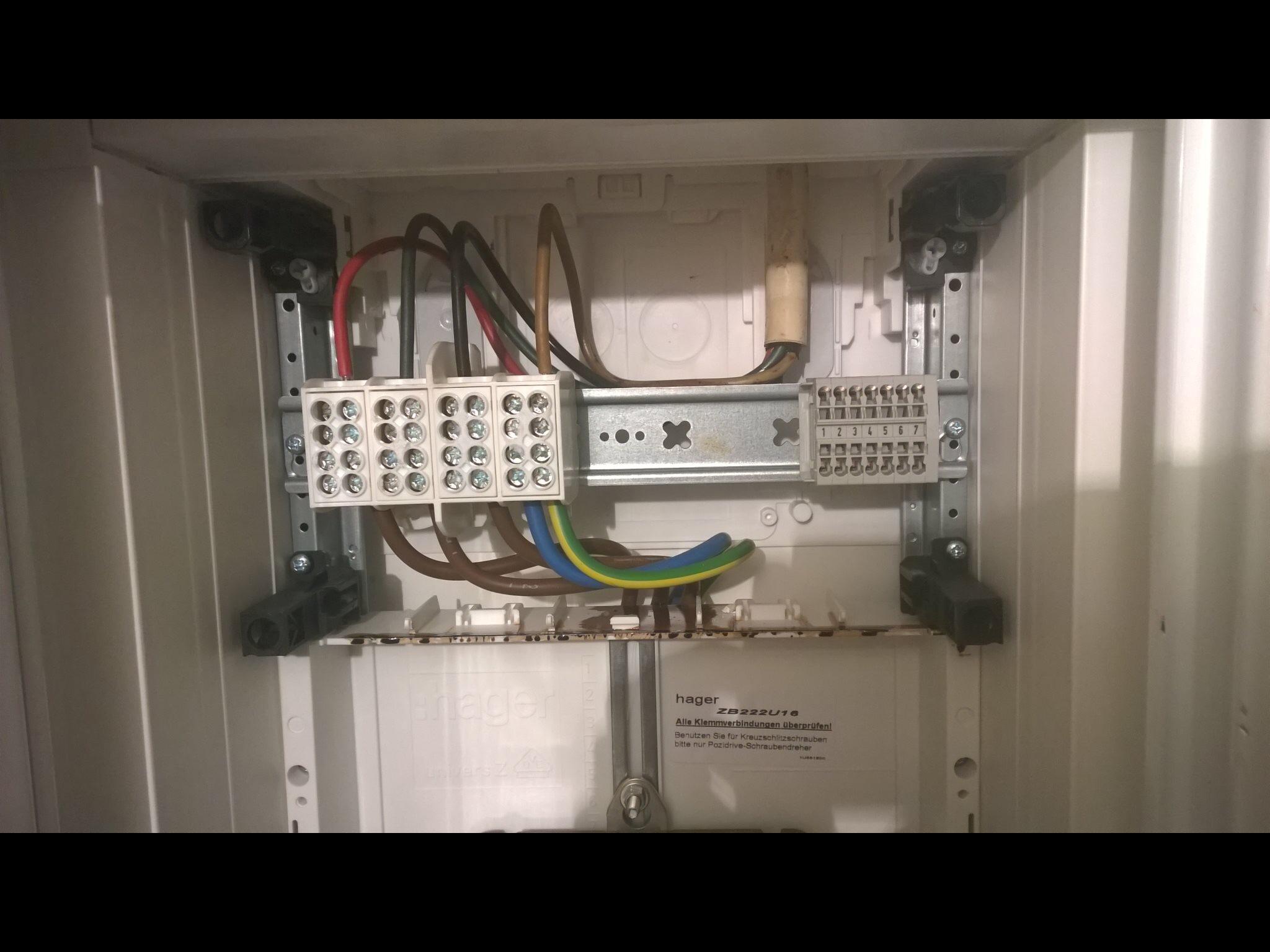 Zählertafel verdrahtung Zählertafel verdrahtung