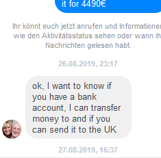 Kann Der Sender Uberweisungen Aus Dem Eu Ausland Auch Nach 8 en Zuruckbuchen Lassen Nachdem Das Geld Bei Mir Eingetroffen Ist Betrug Facebook Ebay Bank