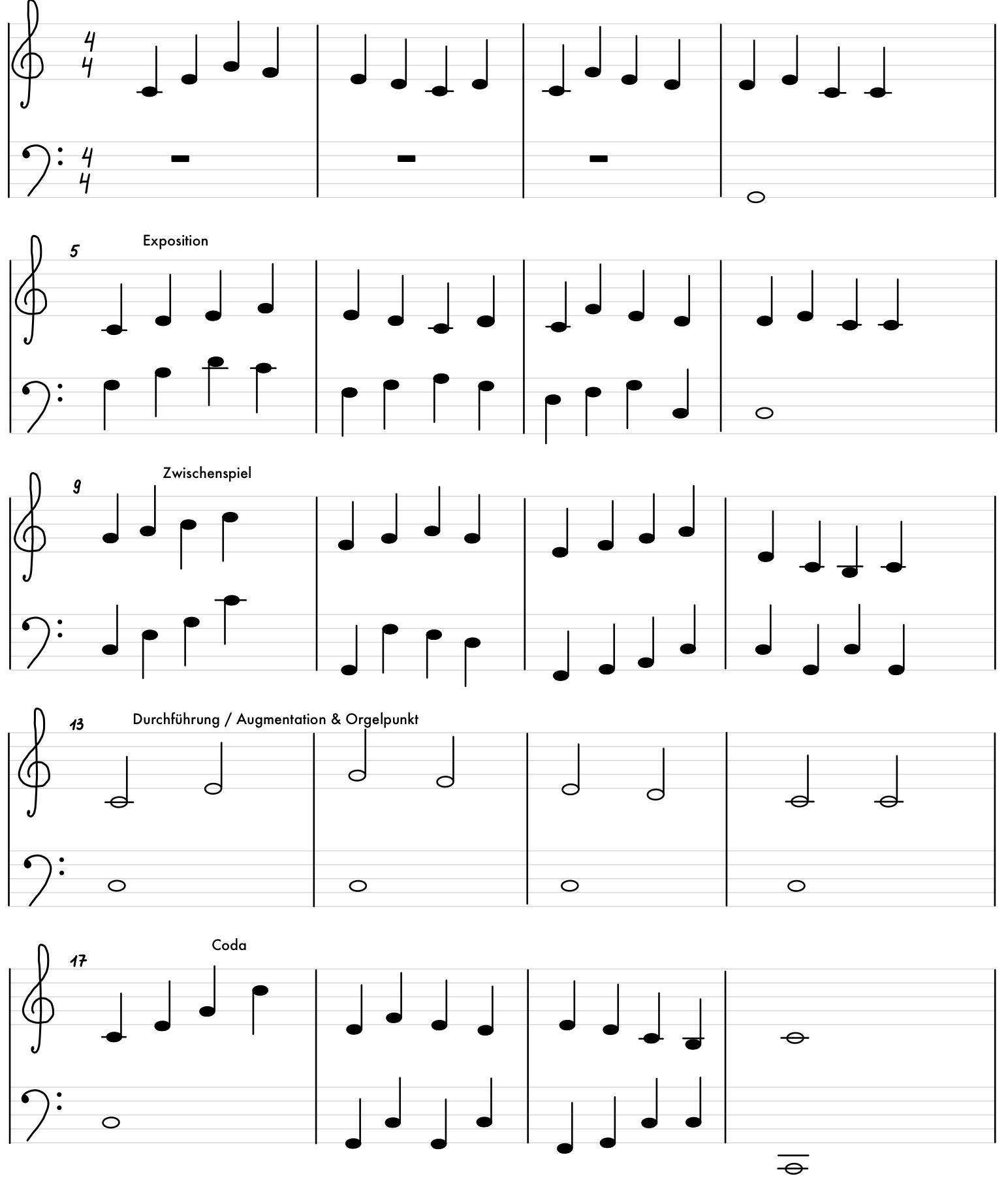 Musik Ein Wenig Etwas 4 Buchstaben