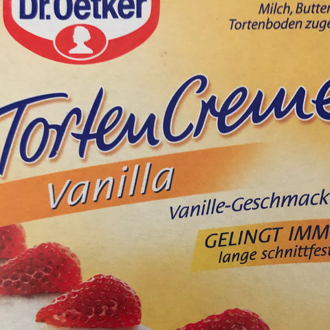 Dr. Oetker Torten Creme - (Küche, Creme, Torte)