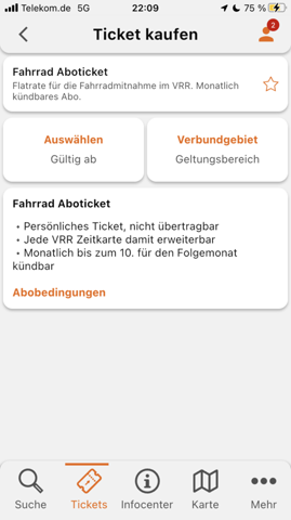 Kann ich das VRR Rad Ticket mit dem Deutschlandticket nutzen?