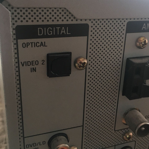 Optical Video 2 in 
 - (Verstärker, Anlage, digital)