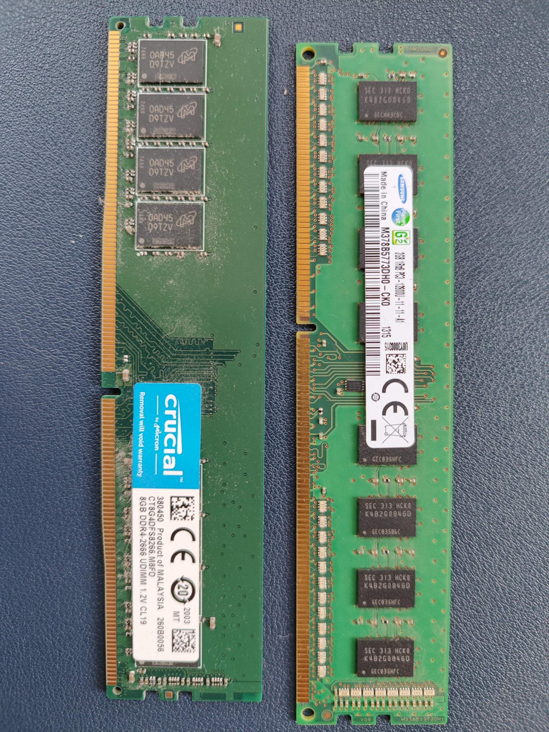 Kann ich die beiden RAM Sticks zusammen verwenden? (Gaming PC