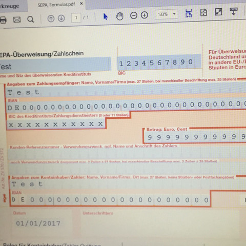 Kann Ich Diese Uberweisung Einfach In Der Bank Reinschmeisen Ausdruck