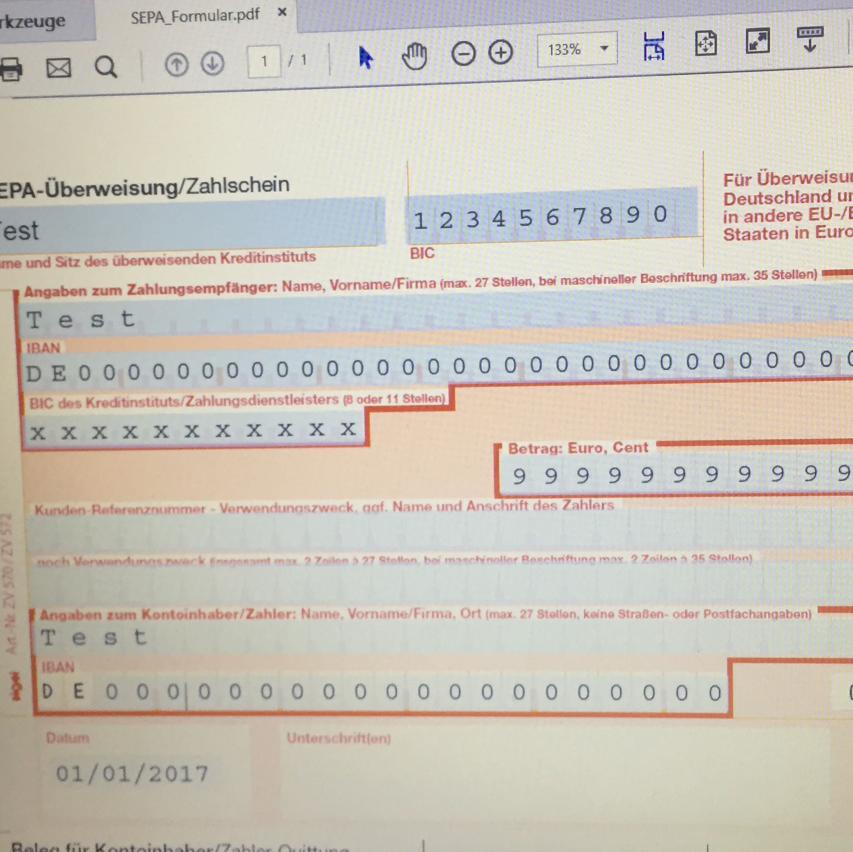 Kann Ich Diese Uberweisung Einfach In Der Bank Reinschmeisen Ausdruck