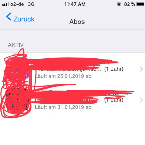 abos auf iphone kündigen