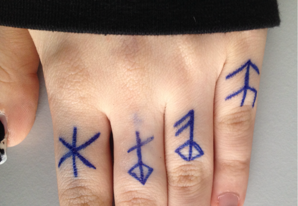 Runen aufgezeichnet - (Tattoo, Runen)