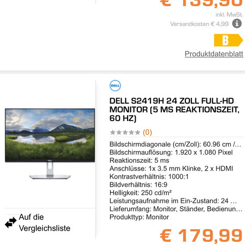 Dell Monitor - (Computer, Technik, Gaming)