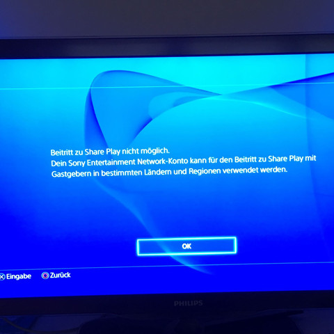Heißt das es geht nicht? - (Playstation4, shareplay)