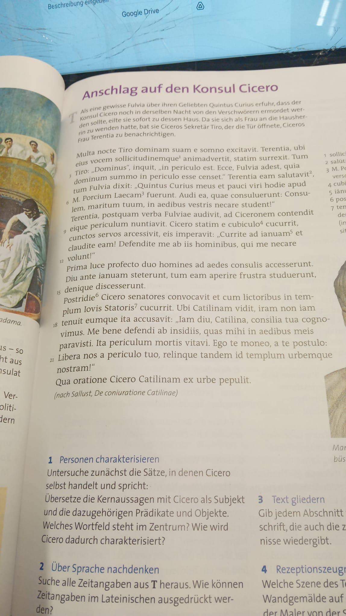 Kann jemand bitte den Text ins Deutsche übersetzen? (Übersetzung)