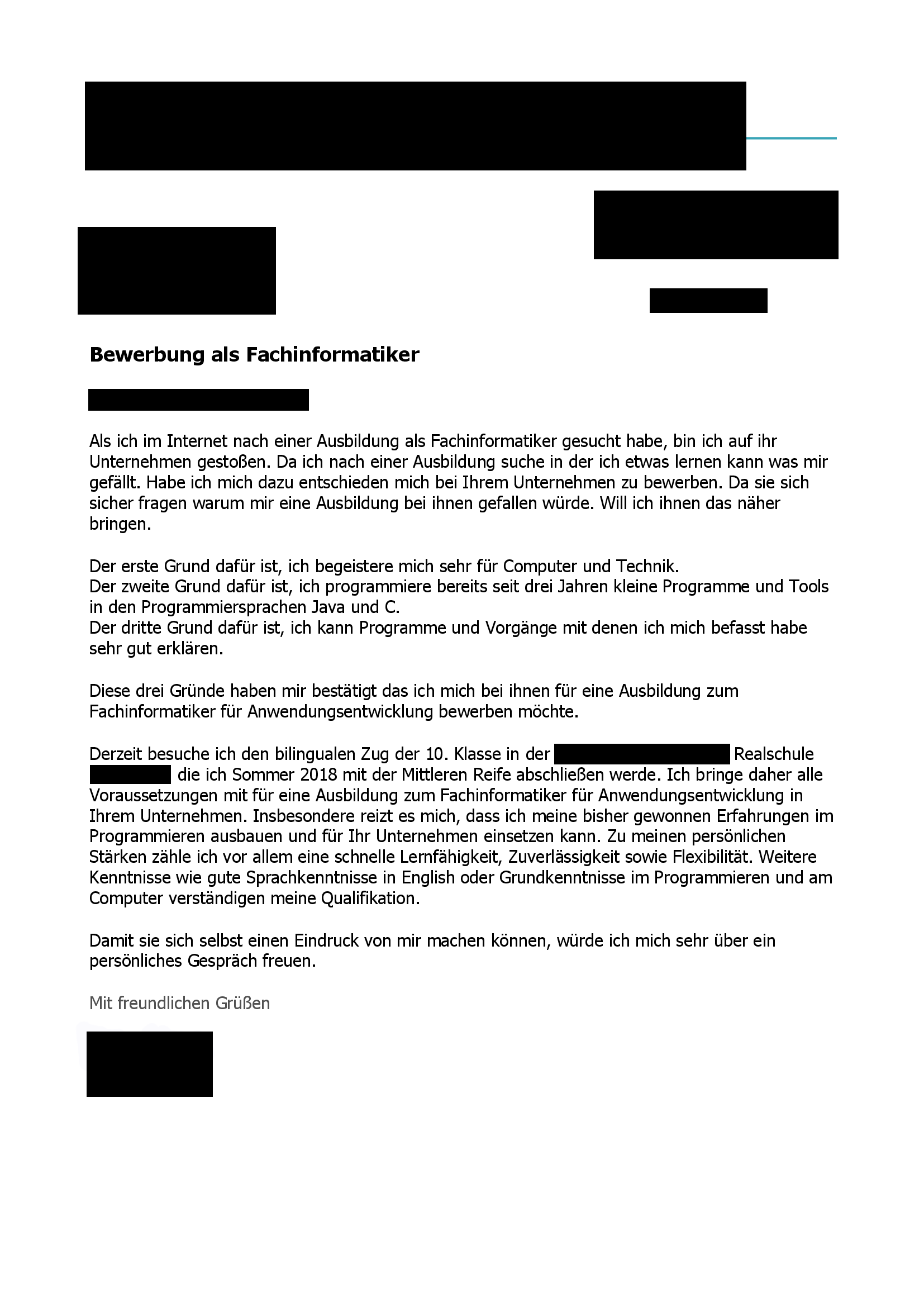 Wie Telefonisch Besprochen Sende Ich Ihnen Meine Bewerbungsunterlagen ...