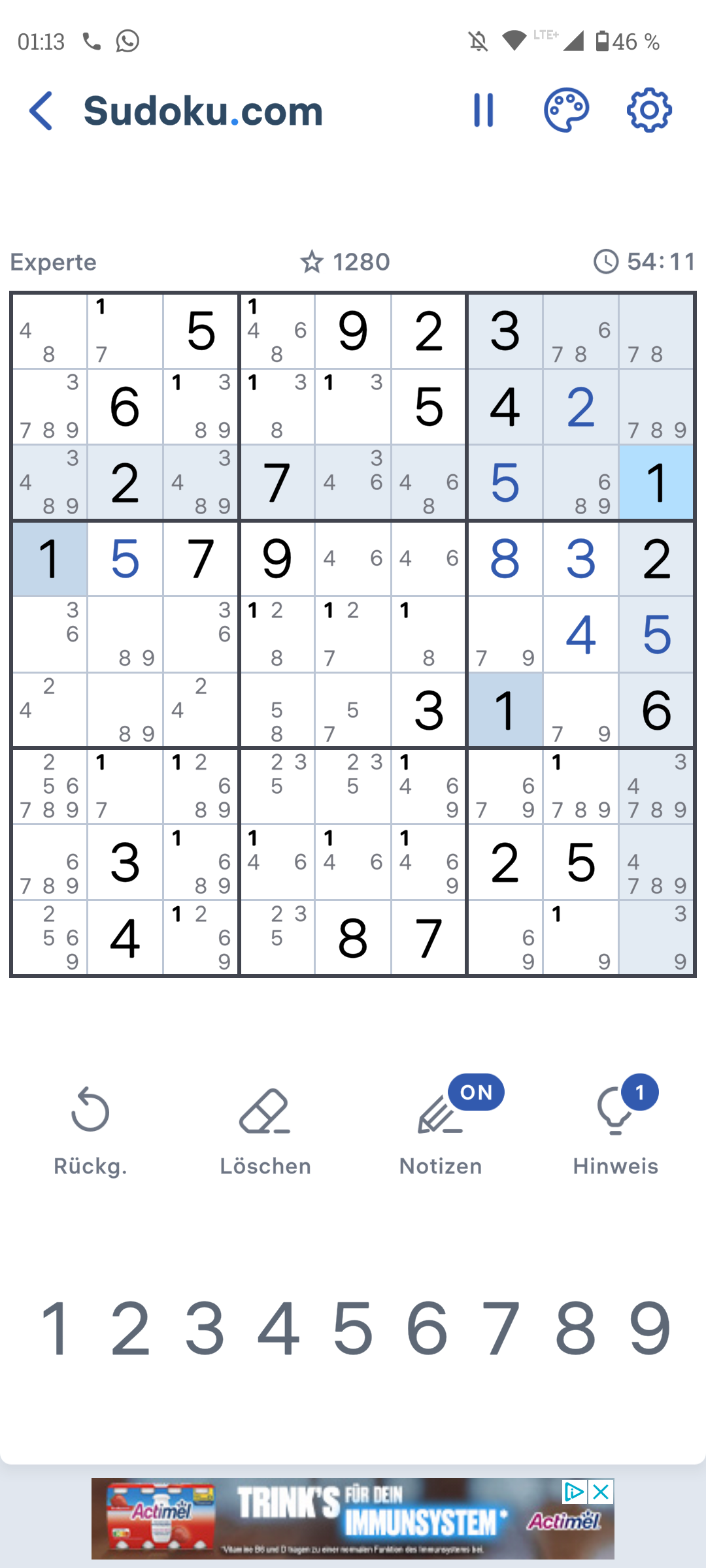 Kann jemand das Sudoku lösen? (Rätsel, knobeln)