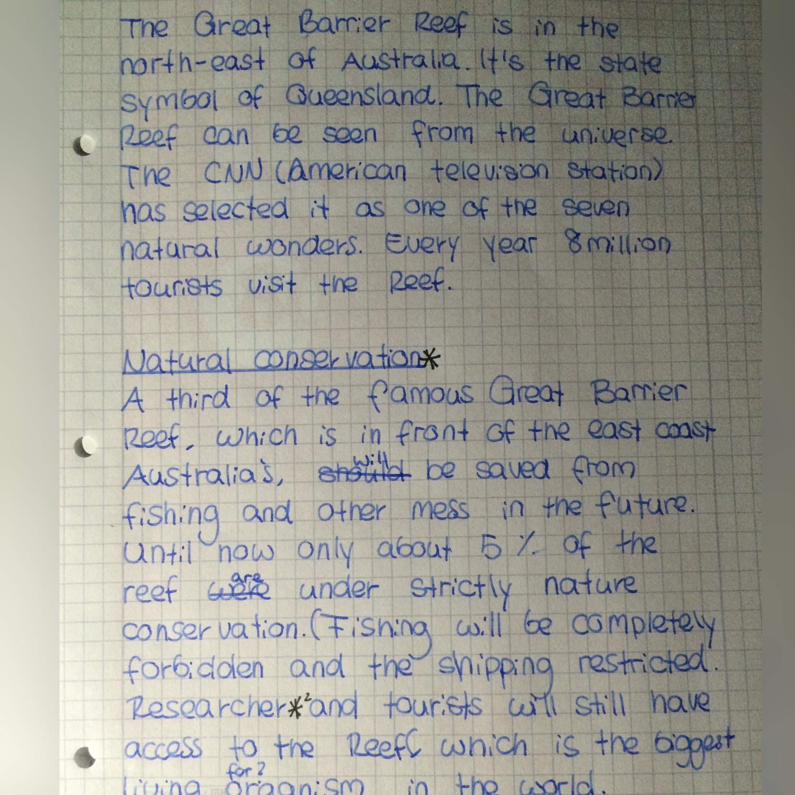 Kann jemand den englisch Text auf Fehler kontrollieren? (Sprache