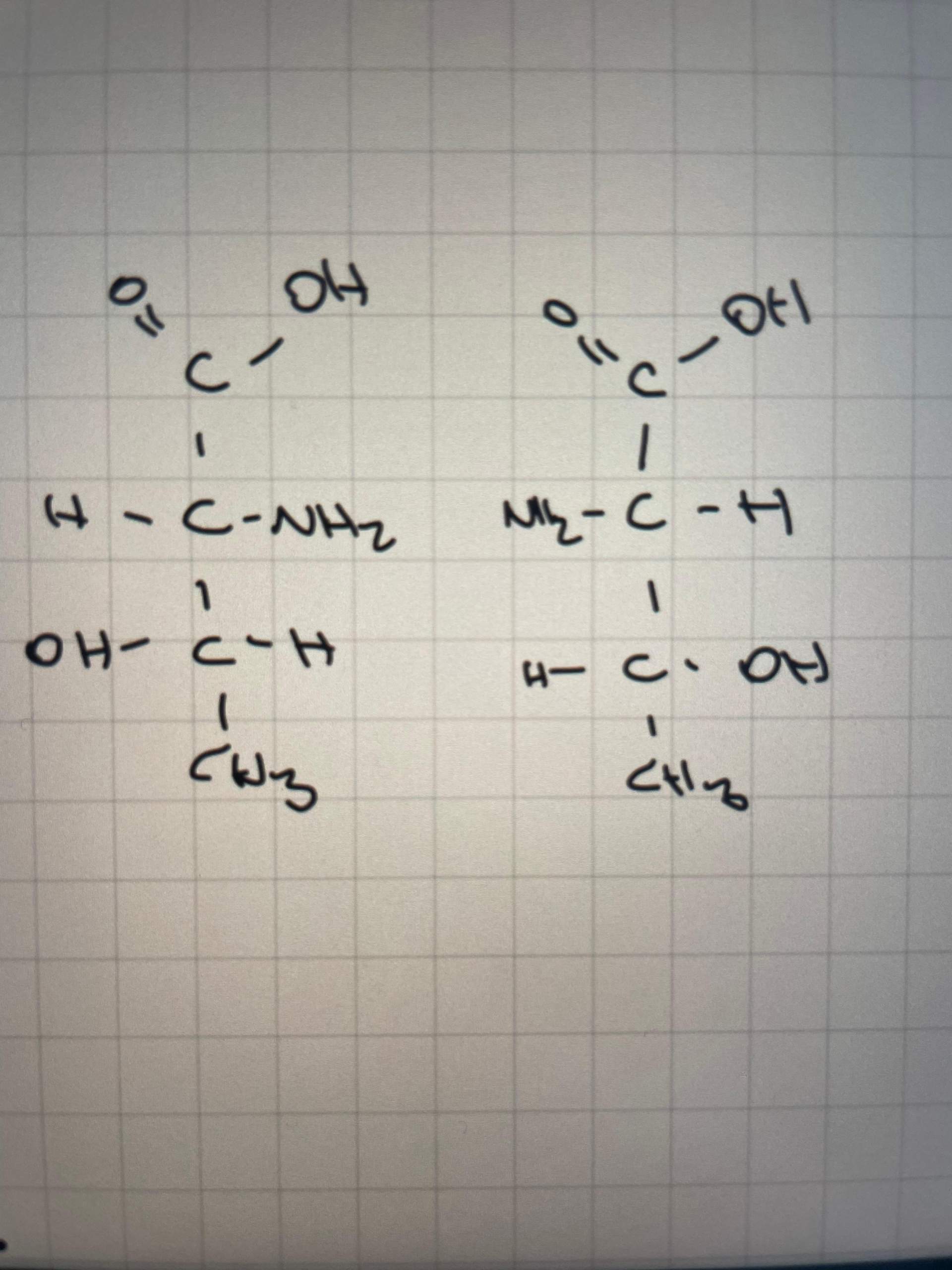 Kann jemand erklären wieso das eine Enantiomerie ist? (Chemie, Moleküle