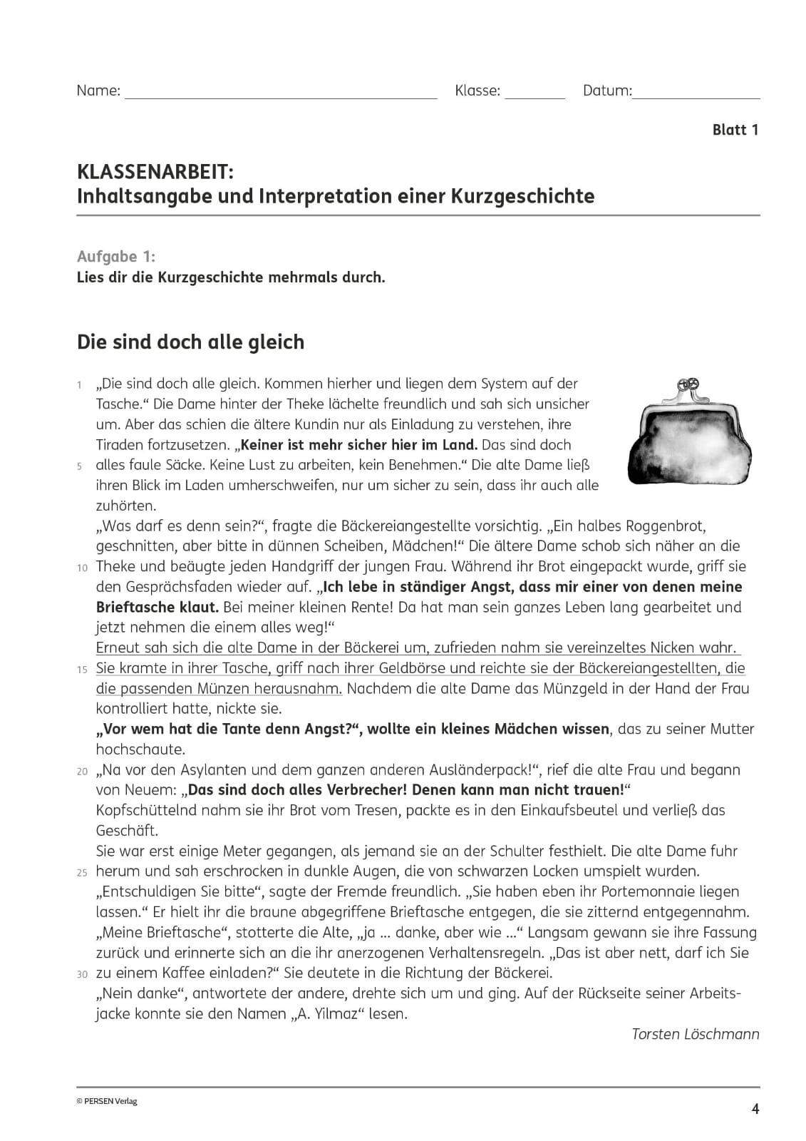 Kann jemand mir eine Inhaltsangabe schrieben? (Deutsch)