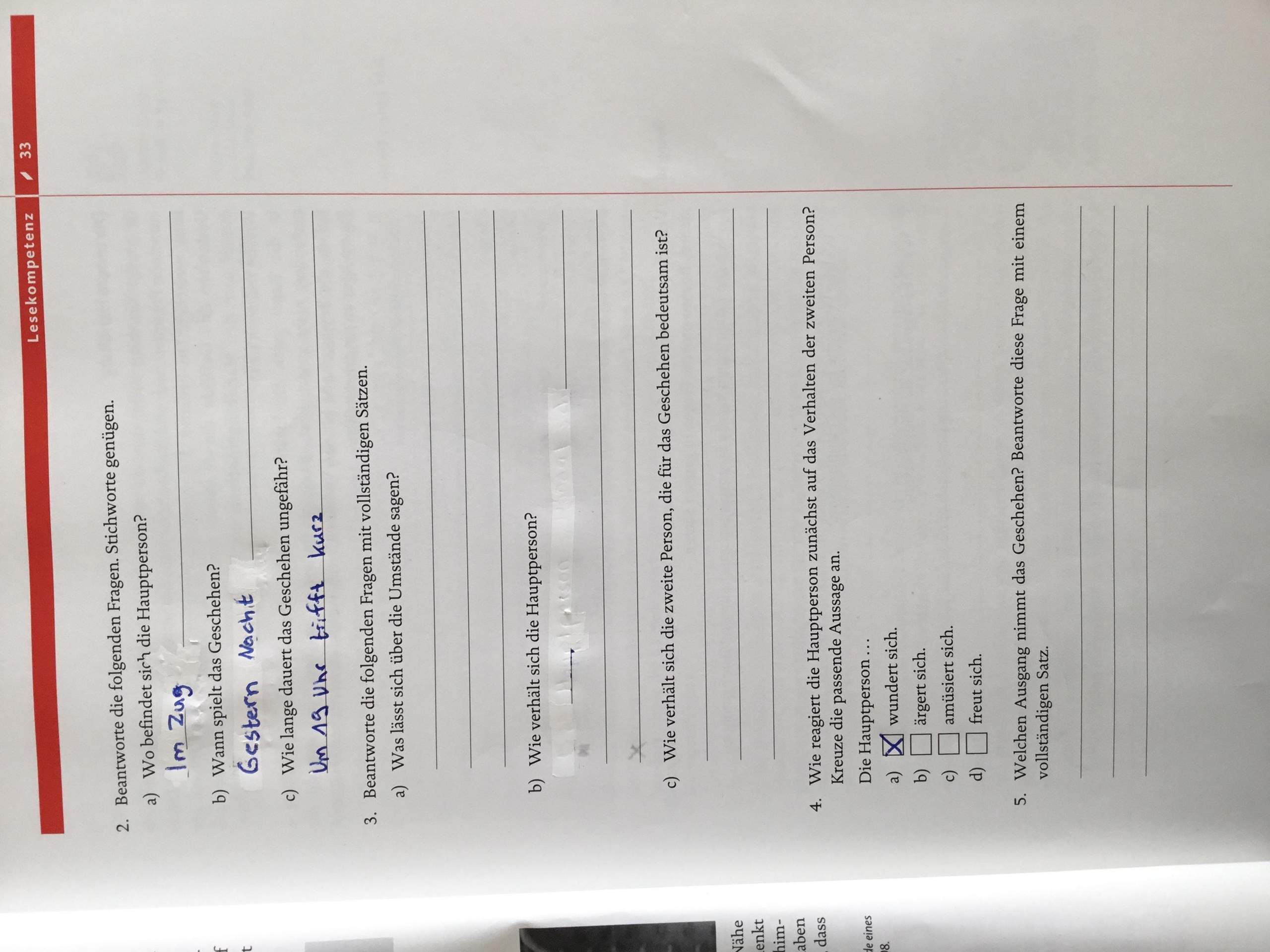 Kann jemand mir helfen die Fragen zu beantworten ich finde die nicht